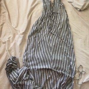 Urban outfitters striped high low dress
